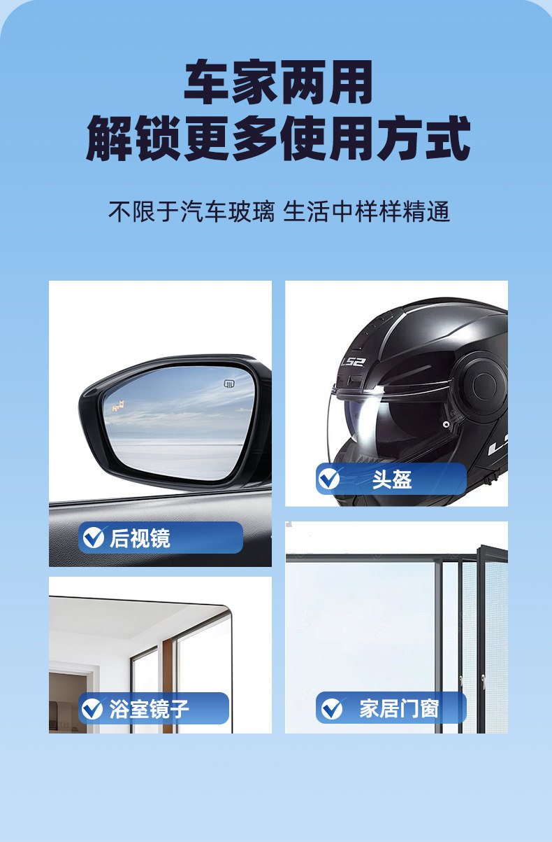 Promoted as a Degreasing Film Cleaner, Car Glass Cleaning Agent, Powerful Stain Remover for the Front Windshield, and a Brightening Coating Paste
