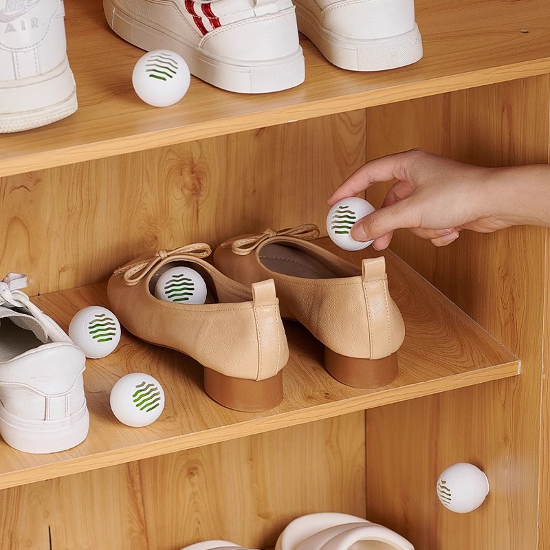 Bolas Desodorantes para Zapatero y Armario, Purificador de Aire y Aromatizante