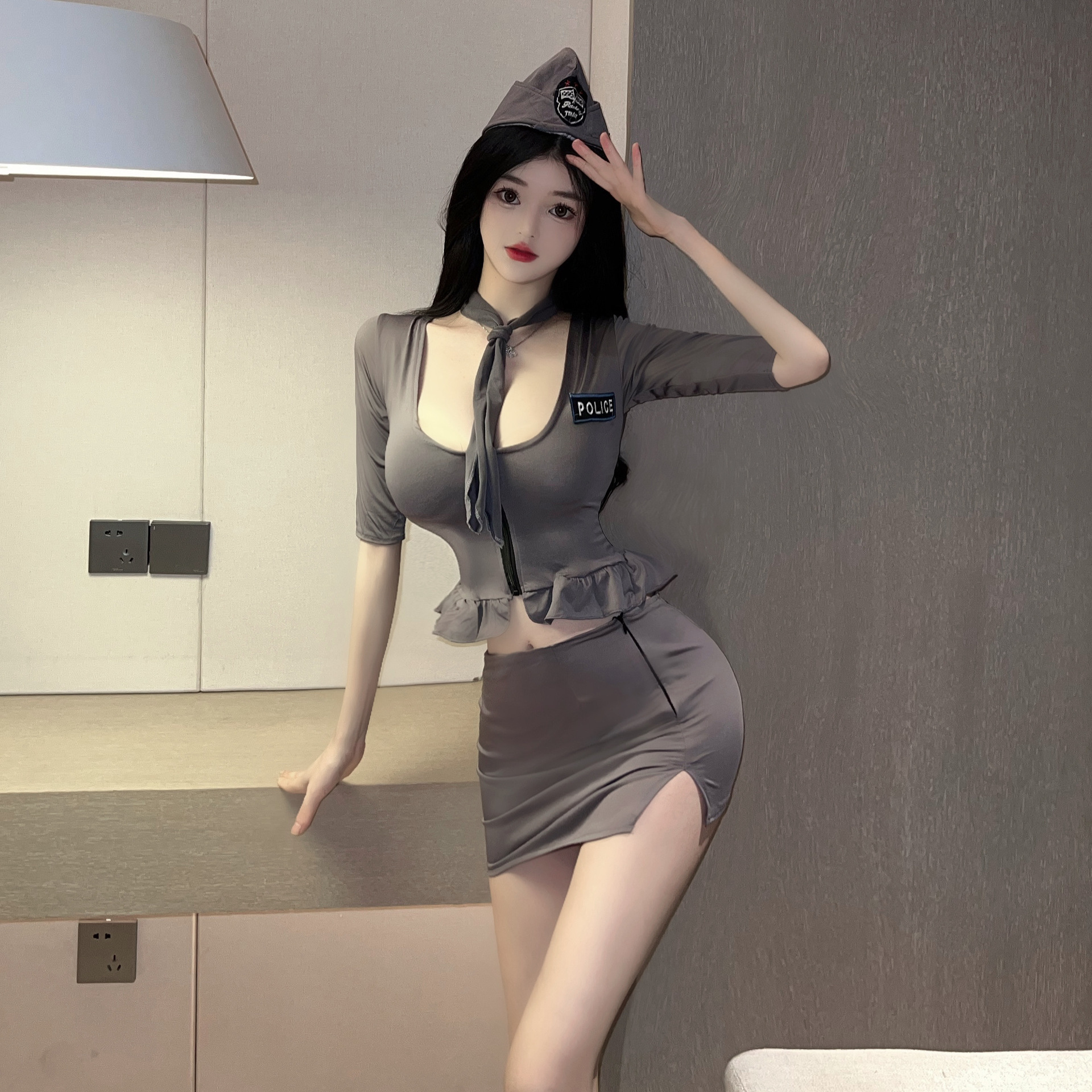 Sexy underwear new stewardess split outfit passion temptation suit split sexy game uniform a generation of women