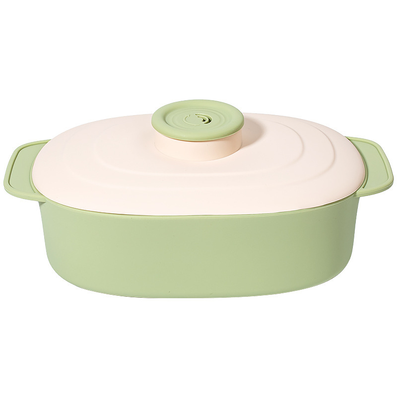 国境を越えた人気のキッチンシリコン電子レンジ専用蒸し器、炊飯器、加熱蒸し器、シリコン蒸し魚、焼き鶏プレート|undefined