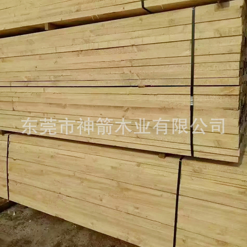 枕木垫木硬木辐射松工程用支模木方 不弯曲不变形白松木方