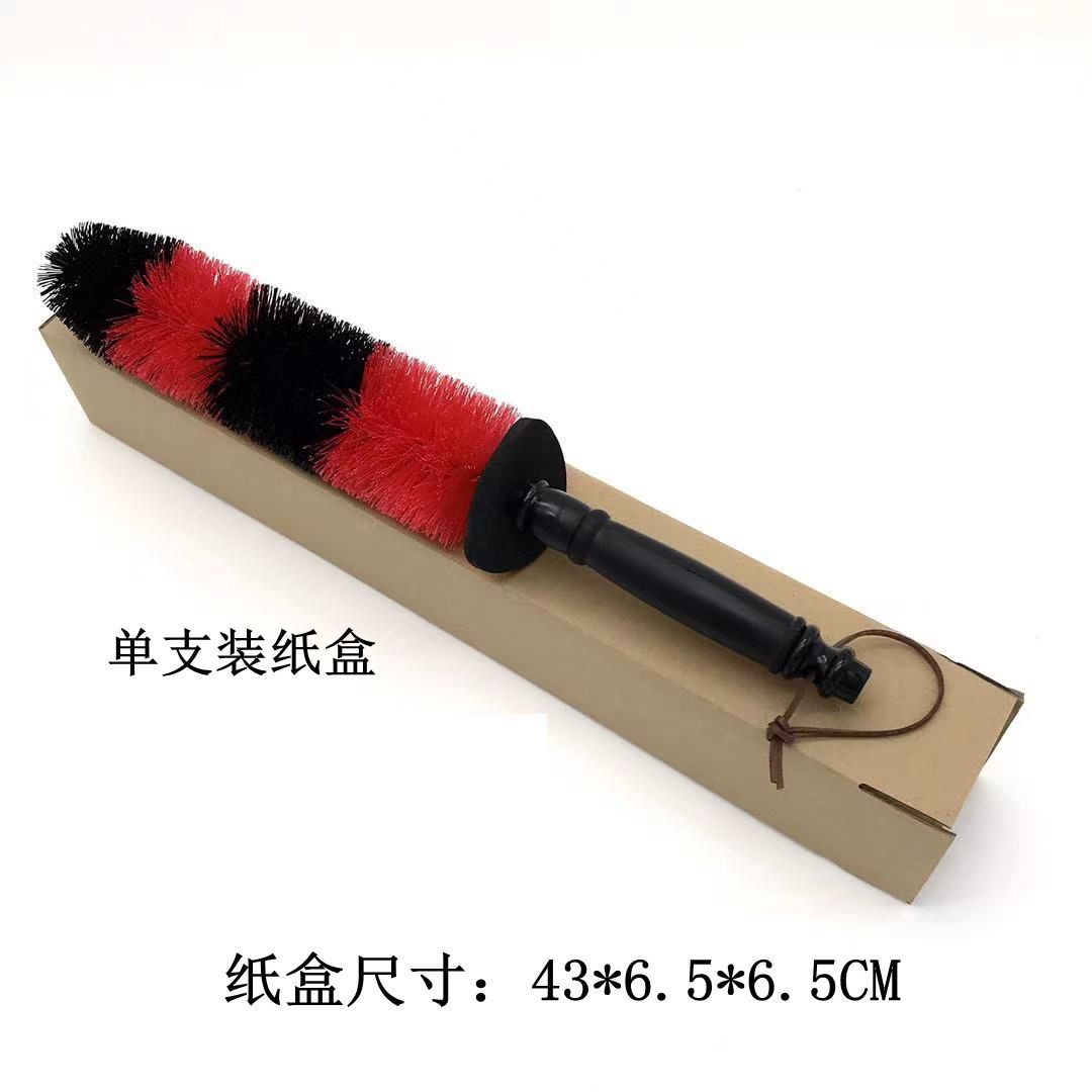 メーカー直販の2色延長鋼輪ブラシハブ洗浄ブラシタイヤブラシ弾力糸ブラシ毛はブリスター紙箱を配合することができる