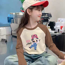 女童打底衫秋冬2025新款儿童超好看长袖t恤大童女孩加厚德绒上衣T
