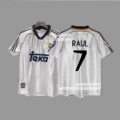 99-00 UCL Champions Real Madrid Home #7 Raúl + Patch