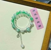 S052-Green Galaxy Star Bracelet #SZ724