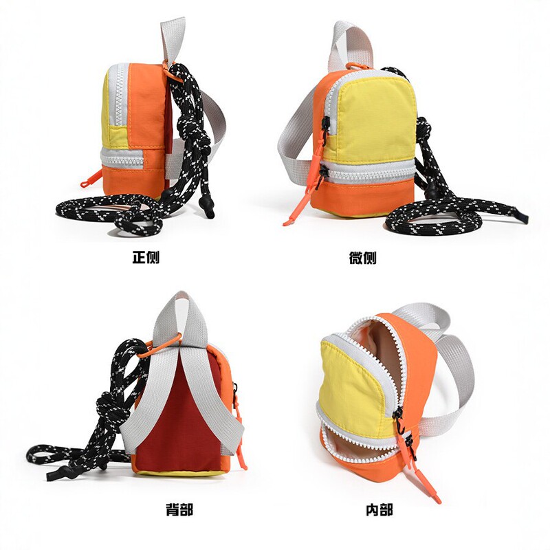 New Japanese-Style Dopamine Sports Bag, Water Bottle Bag, Outdoor Travel Crossbody Bag, Casual Unisex Phone Bag
