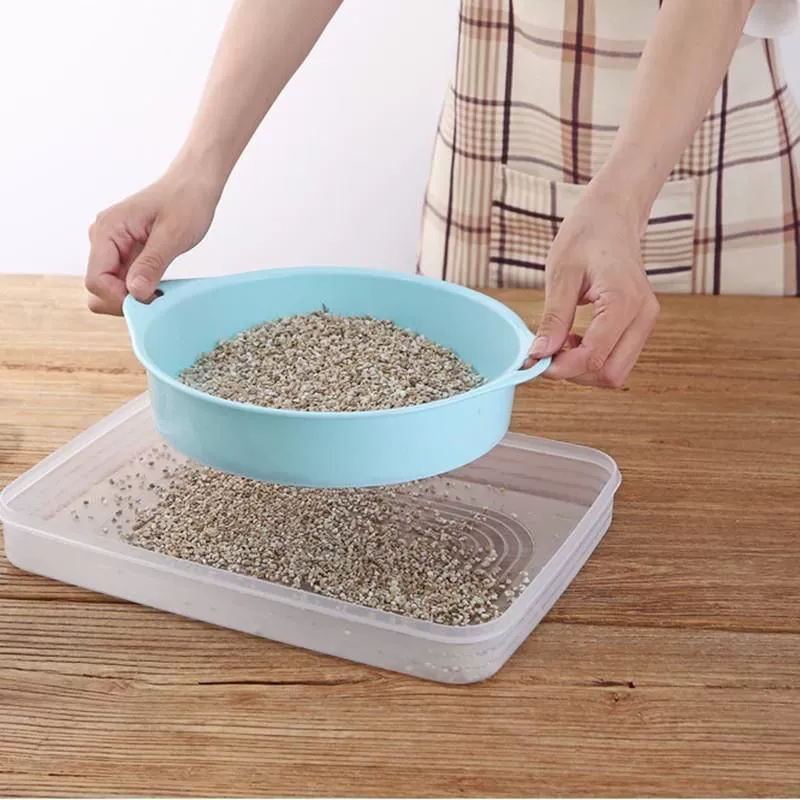 Сито для садового почвы для суккулентов, пластиковое сетчатое сито, фильтр для почвы, камень, инструмент для частиц почвы, сито для рассады, сито для почвы, сито для риса