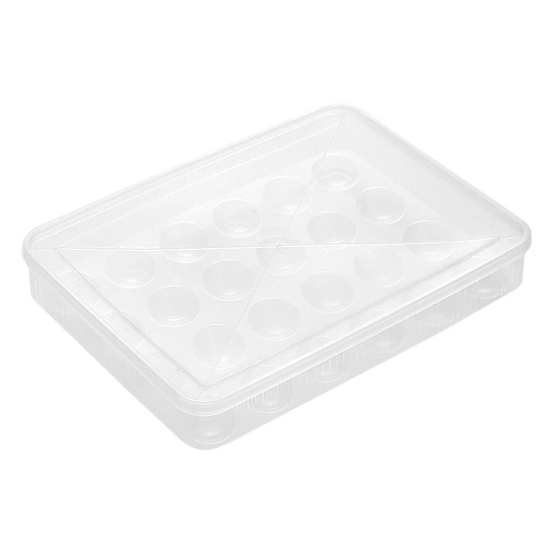 Ящик для хранения яиц для холодильника Специальная коробка для хранения пищевых продуктов для яиц Устойчивая к падению коробка для яиц