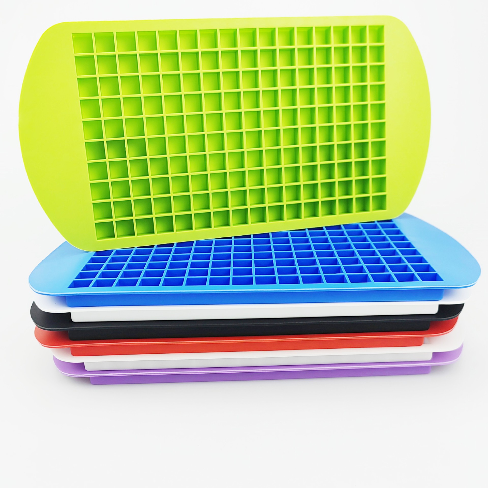 Food Grade 160 Grids 1 cm Small Square Silicone Ice Cube Mold Home Easy Clean Shaved Ice Ice Box Mold