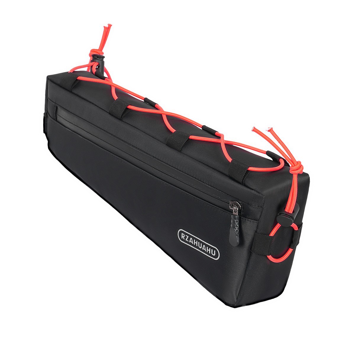 RZAHUAHU triángulo bolsa de montar al aire libre bolsa de haz Kit de bicicleta de montaña impermeable bolsa de tubo superior equipo de equitación