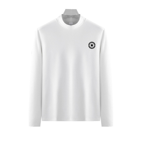 Factory Direct Sales, Slim Fit Fleece Winter Warm Half-Neck Men's Autumn Underwear Base Shirt, Single Top