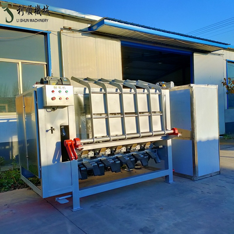 l猪脱毛机流水线 宰杀生猪加工刨毛机配件实体厂现货