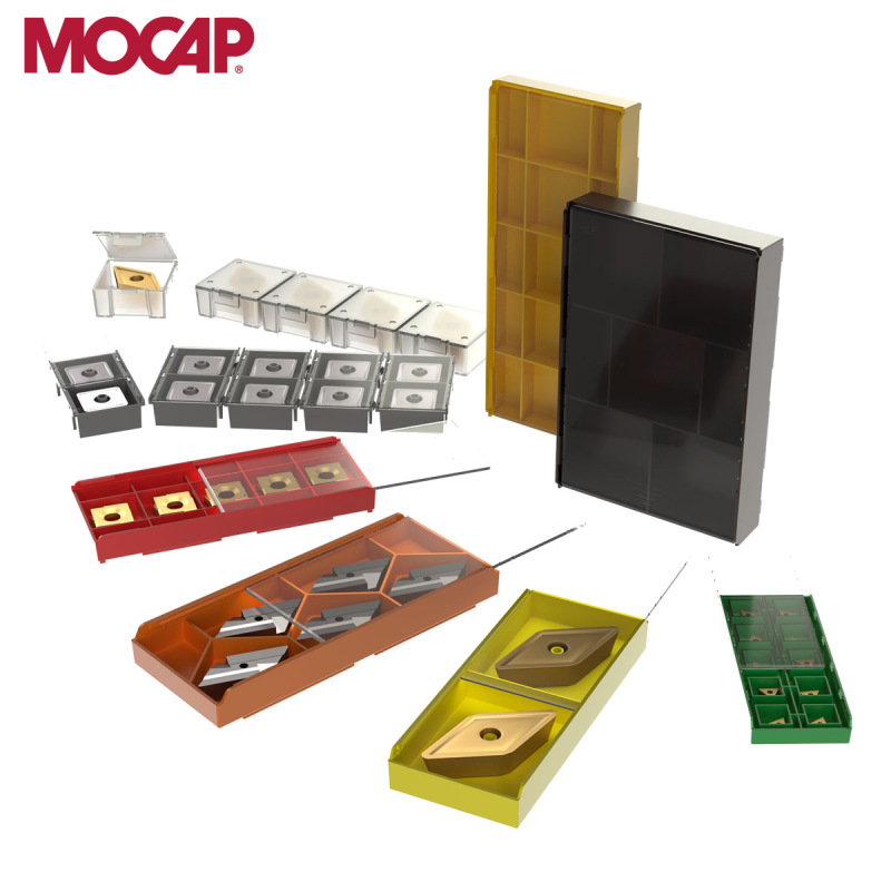 数控铣刀塑料刀具盒 独立包装刀片收纳盒 硬质合金刀片盒