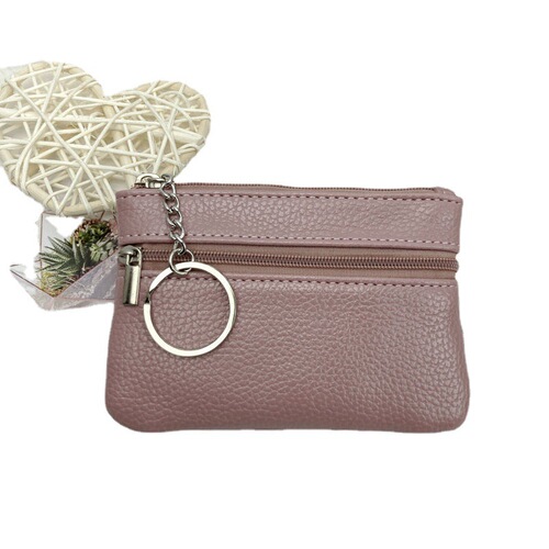 Korean version wallet mini fashionable slim short-handled small handbag for women women's key holder card case coin purse