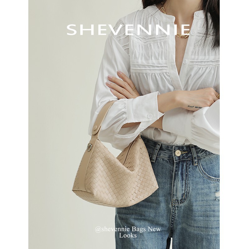 Cowhide Diamond-Pattern Dumpling Bag, Handbag, Shoulder Bag, Crossbody Bag, Women's Bag, Versatile, Unique, Lightweight, New Retro Style