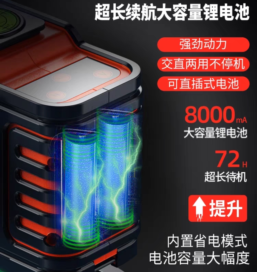 水平仪12线绿光高精度强光细线红光8线贴墙仪激光红外线爆闪