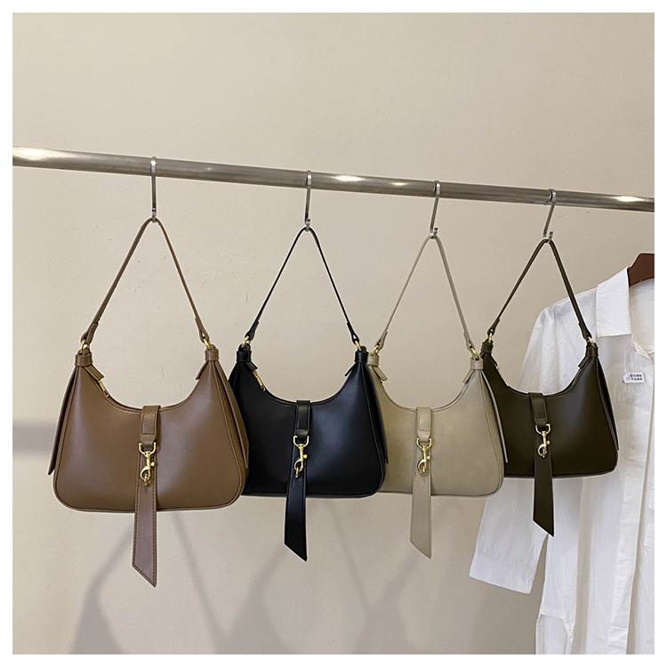 Femmes Moyen Toutes Les Saisons Faux Cuir Mode Sac D'épaule Sac Sous Les Bras display picture 1