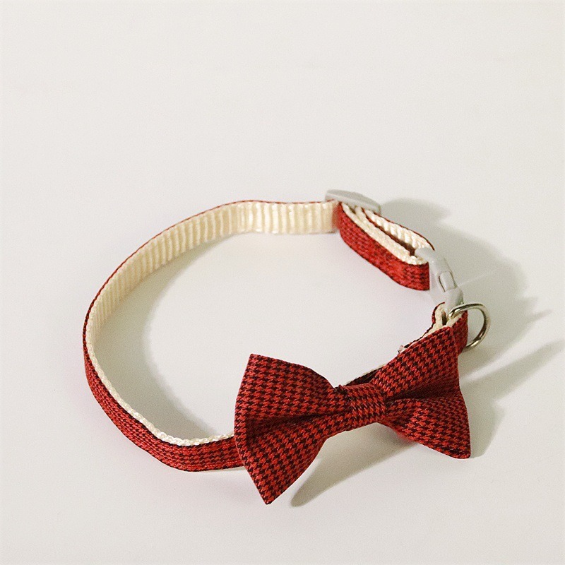Collar de gato accesorios para mascotas fabricantes al por mayor lindos arcos gatos perros collar ajustable para mascotas