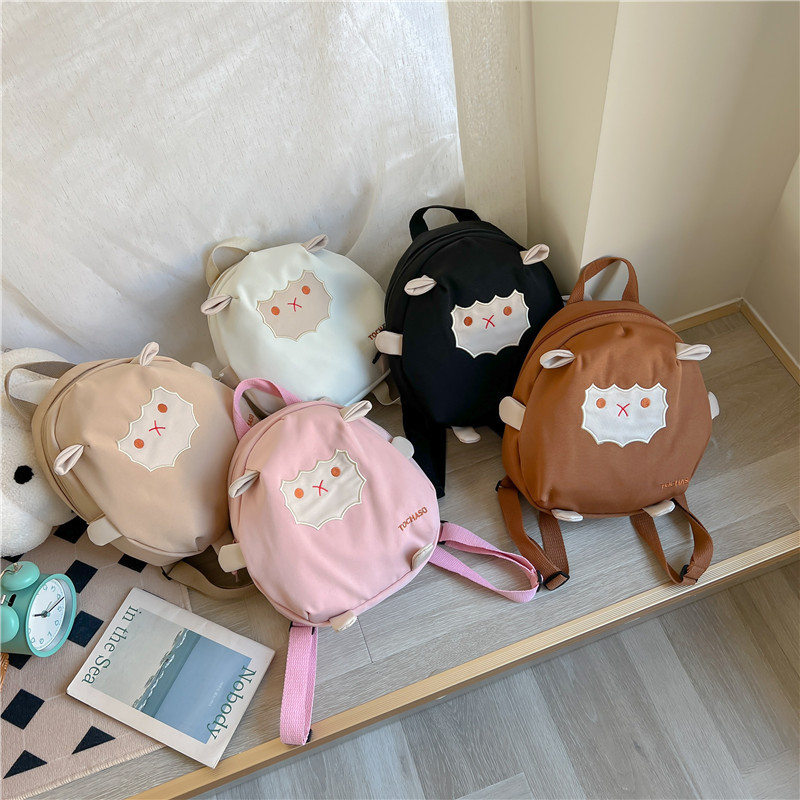 Kindergarten mochila niños bebé ligero lindo mochila de dibujos animados Cordero niños y niñas 2-3 años de edad 5 clase mochila