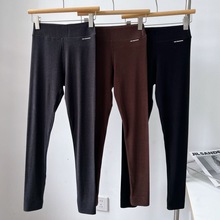 外贸原单～秋冬发热澳绒液态腰恒温打底裤软糯羊绒质感保暖紧身裤