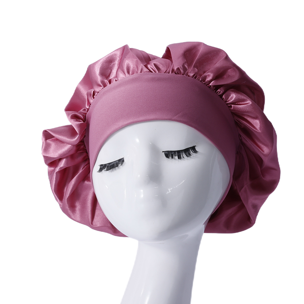 Amazon ventas transfronterizas europeas y americanas gorras de dormir de seda elástica gorras redondas gorras de pelo para bebés