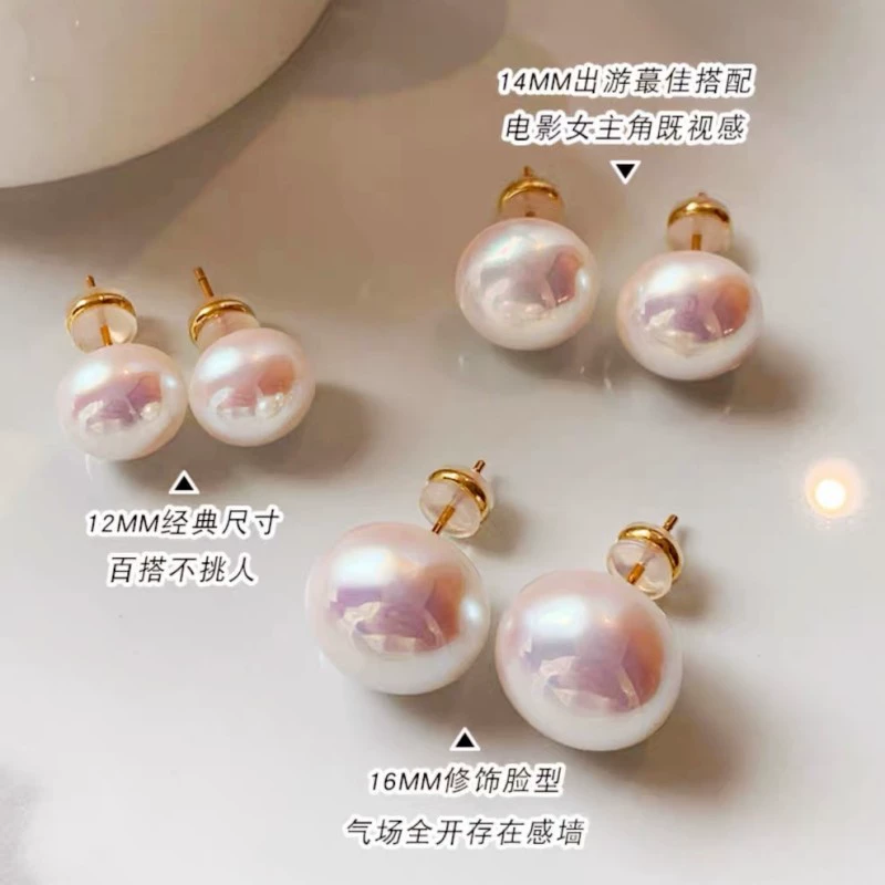 Серебряные серьги типа pearl, 925 пробы, образец, французский стиль, легкая роскошь