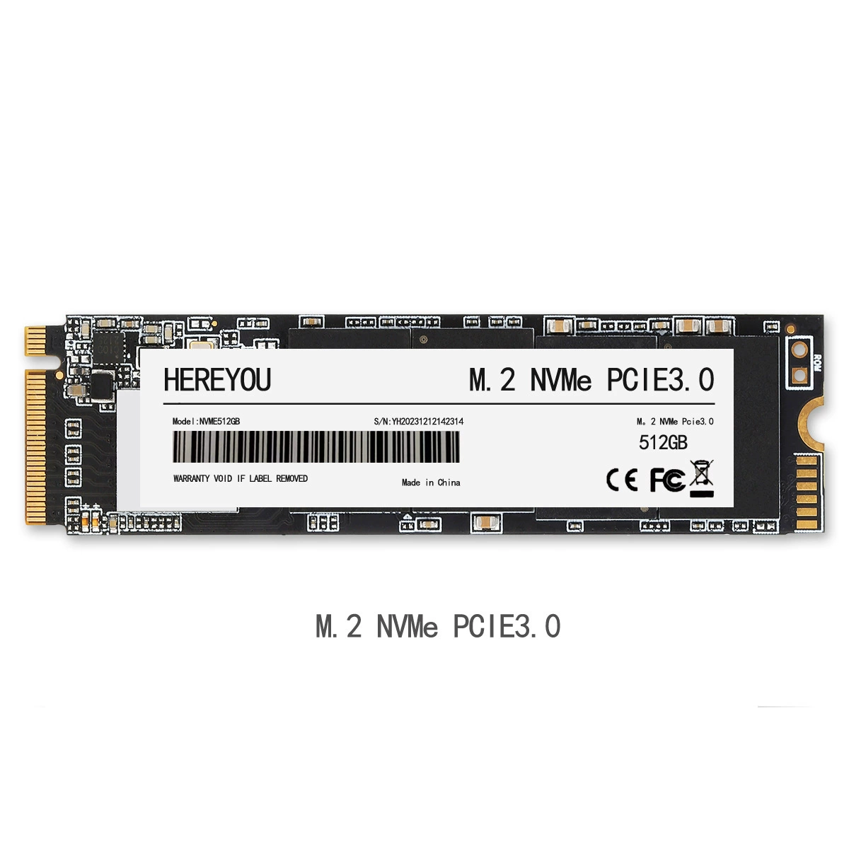 M.2 NVMe (HEREYOU) M2 SSD, PCIe 3.0, M.2 2280 — 128GB–2TB высокоскоростной твердотельный накопитель