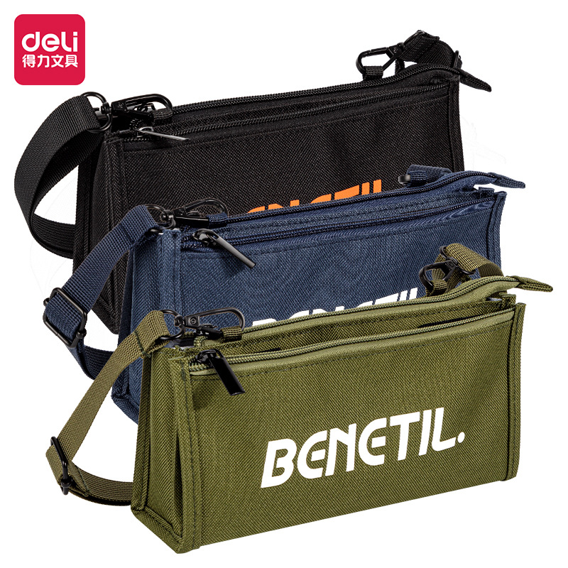 Déli66764 bolsas de lápiz bolsas de lápiz de examen de estudiantes almacenar papelería multipropósito bolsas de lápiz de gran capacidad
