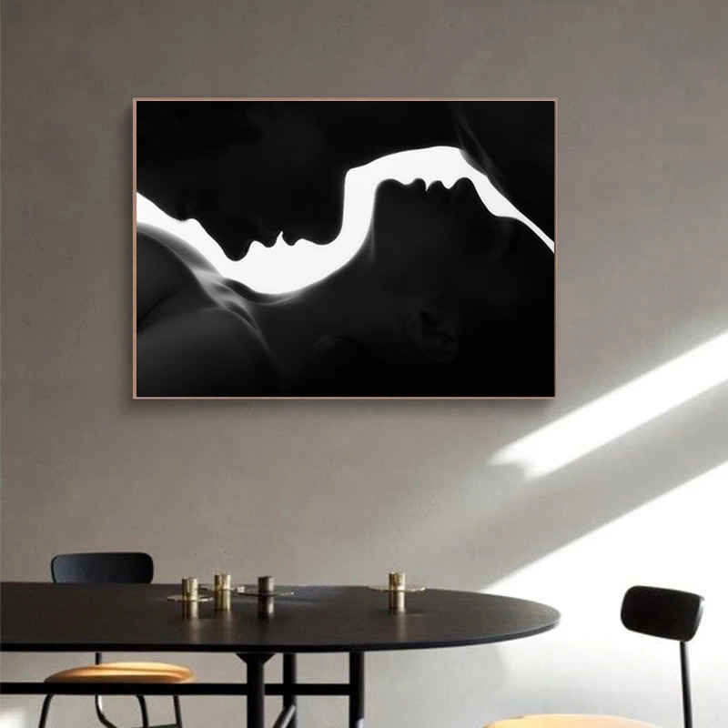Kiss Lover Canvas Painting Mural Poster Wall Art Bedroom Living Room Modern Decorative Painting Kiss Lover Canvas Painting Mural Poster Wall Art Bedroom Living Room Modern Decorative Painting