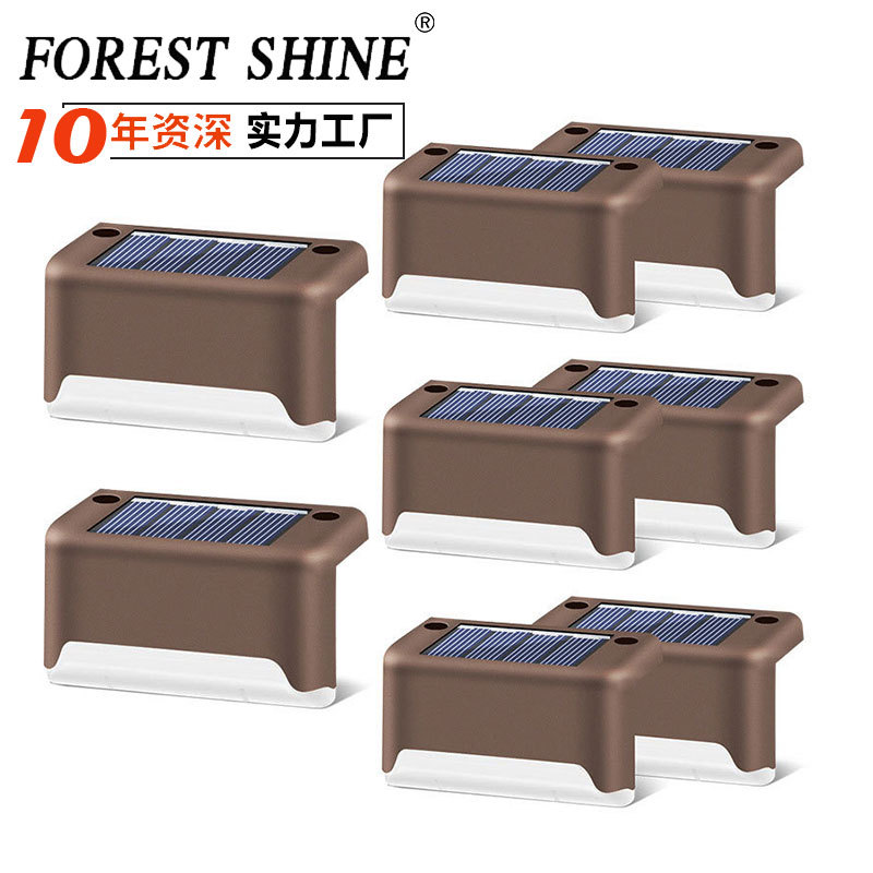 Nuevo solar escalera luz al aire libre LED impermeable paso luz patio decoración paisaje Luz Jardín Luz