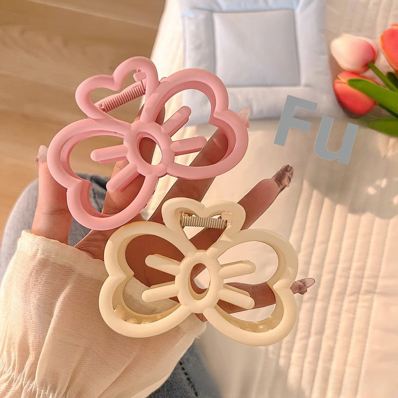 Molletta per capelli con fiocco per donna elegante clip grande_voghion.com