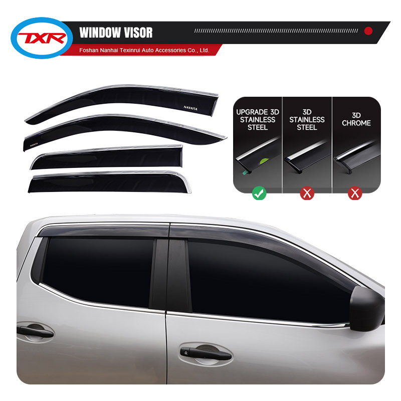 Viseras para Ventanas TXR Compatibles con Nissan Navara Frontier