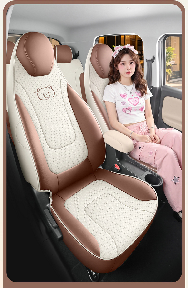 2026 Kaiyi Shiyue MAX dedicated car seat covers, suitable for all seasons, full-coverage leather seat cushions, breathable seat covers
