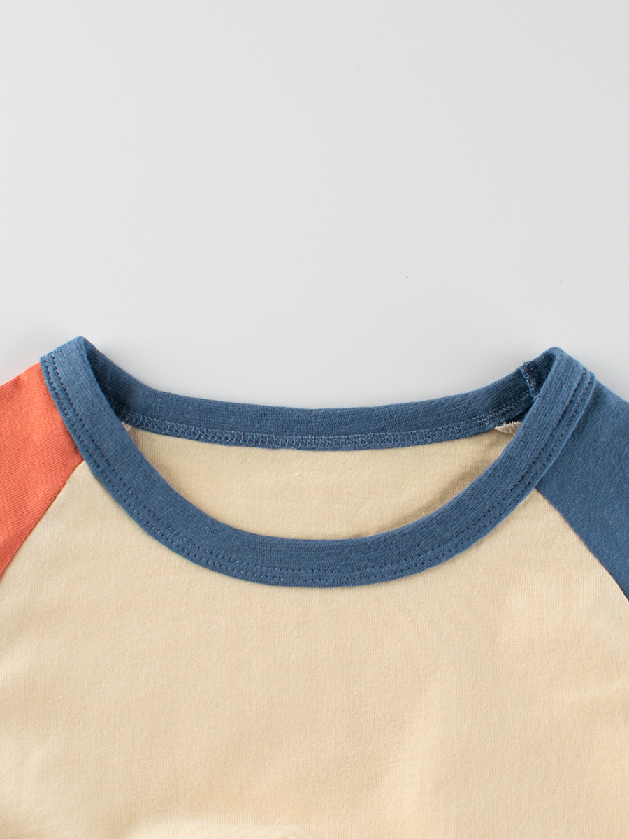 27kids otoño nueva ropa para niños al por mayor camiseta de manga larga para niños camisa de fondo para hombres ropa de bebé image 3