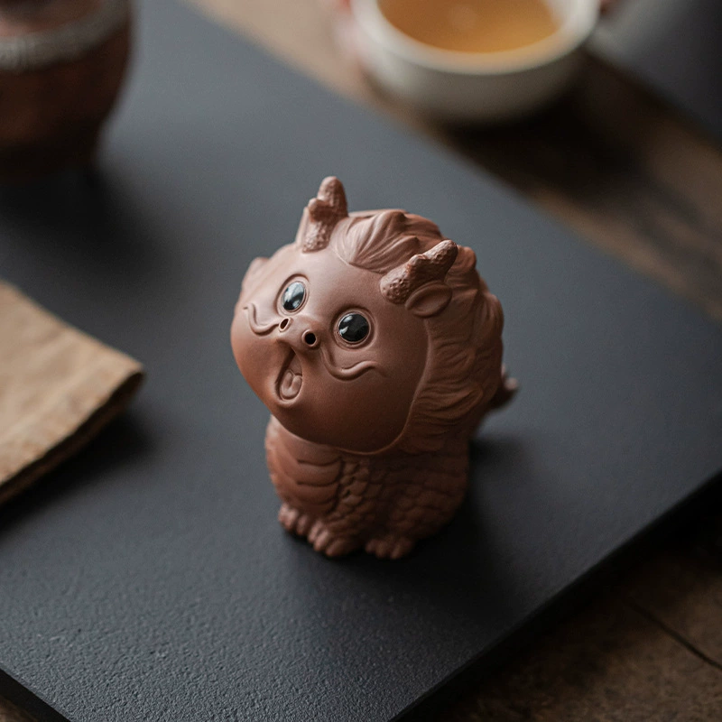 Креативный фиолетовый чай с песком