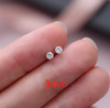 Silver needle, fashionable earrings, silver 925 sample, internet celebrity, wholesale