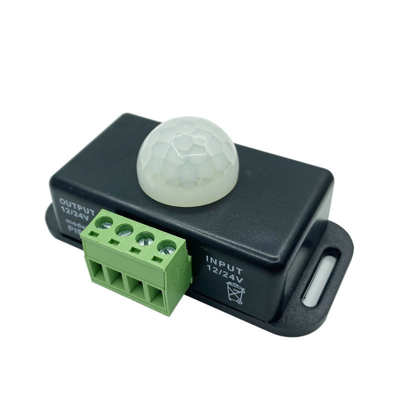 接线式红外感应器12V24V人体红外触发感应开关LED红外感应探测器