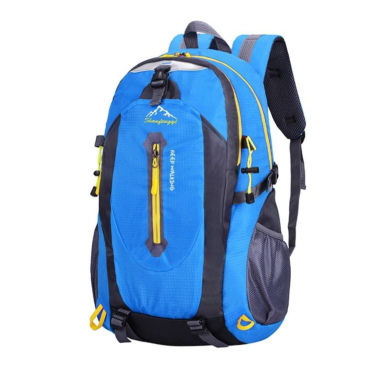 Mochila de Montaña para Exteriores 40L de Nailon Impermeable y Transpirable para Escalada