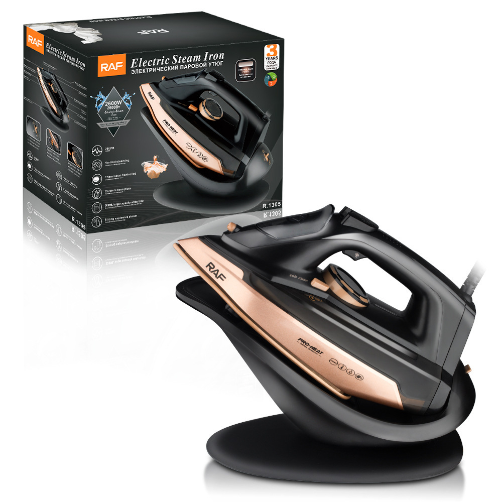 European Standard Cross-Border Steam Iron Portable Ironing Machine Three-Speed Temperature-Adjustable Pressure-Type High-Power Electric Iron