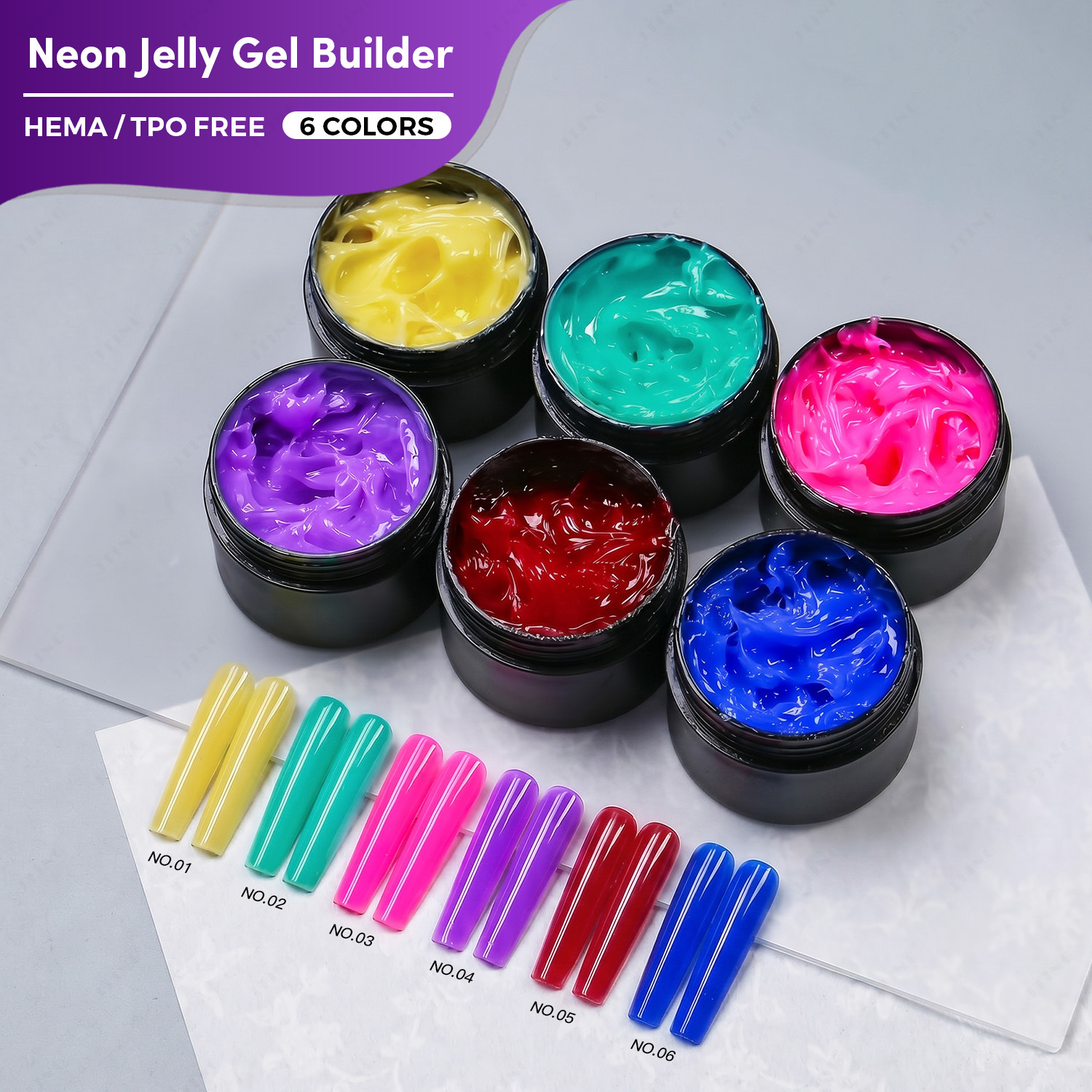 JTING Jingting trend new product neon nude color jelly extension gel…