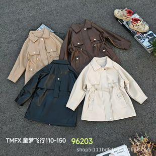 ����ͯ�b Ůͯ���L������PUƤ�L�� 110-150�a26�괺�� tmfx