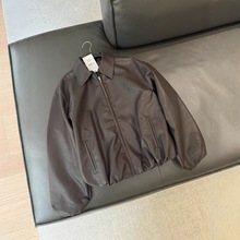 TAOP&ZA早秋新款女装通勤时尚气质仿皮飞行员夹克外套皮衣4341736