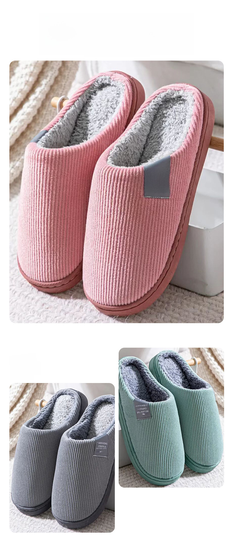 Cotton Slippers Image 9