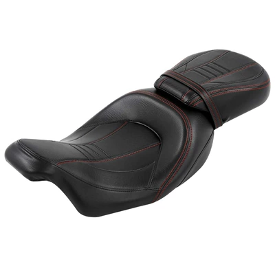 Suitable for Harley Big Glide Motorcycle cushion - red-cushion