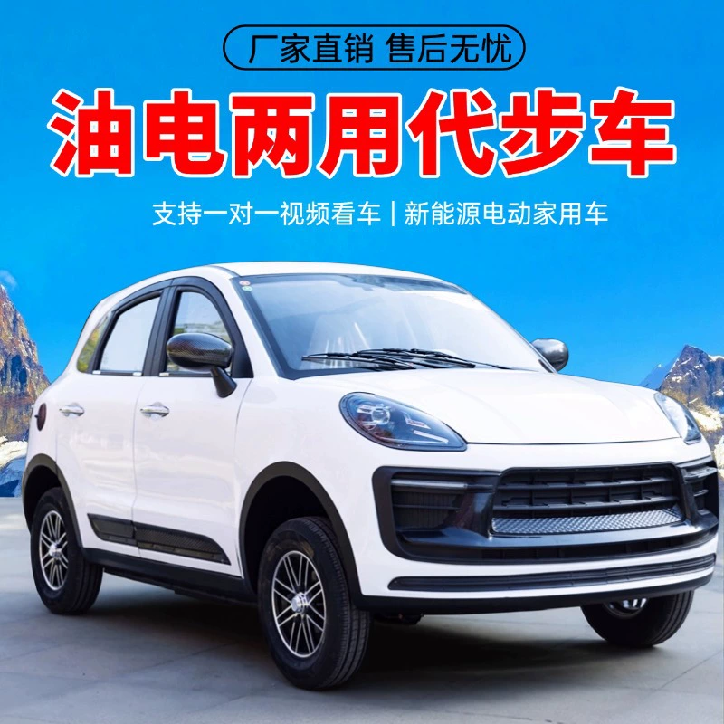 Новый электрический четырёхколёсный домашний автомобиль на новых источниках энергии, с двойным питанием от бензина и электричества, полностью закрытый, класса люкс.