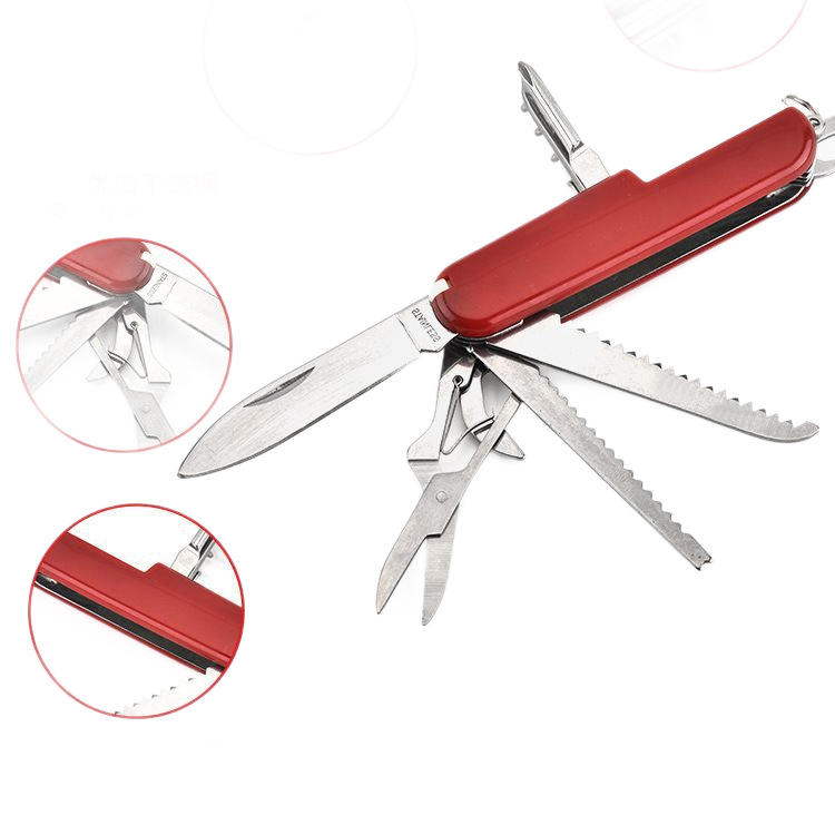 Cuchillo plegable multifuncional Herramientas de supervivencia Cuchillo de acero inoxidable Regalo Cuchillo plegable multifuncional fuera del hogar