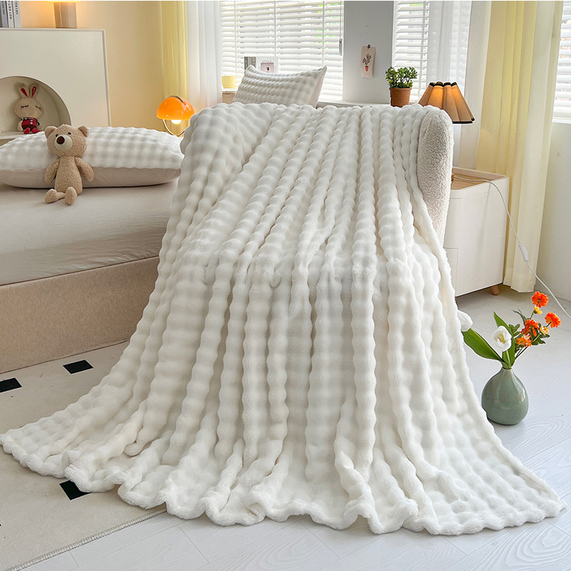 밀크벨벳 단층이불-오프화이트