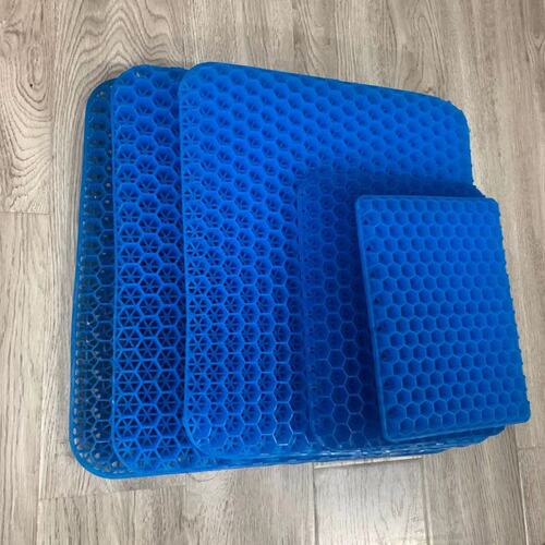 New square double-layer egg gel cushion honeycomb car seat cushion chair breathable soft cushion second generation ice cushion cooling cushion