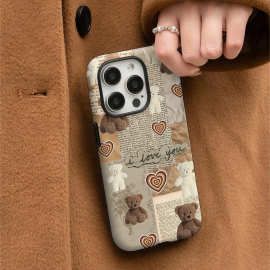 小红书爆款韩国菲林壳iphone16pro手机保护套少女心防摔壳苹果17