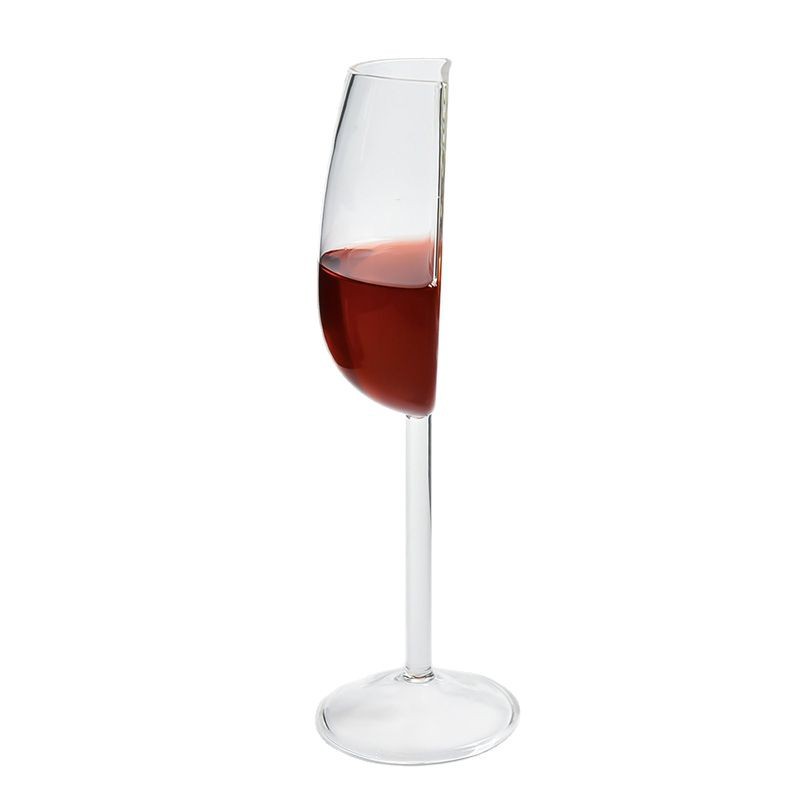 Vaso de vino medio regalo creativo divertido copa de champán copa de vino copa de pie alto escapar vino medio copa de vino